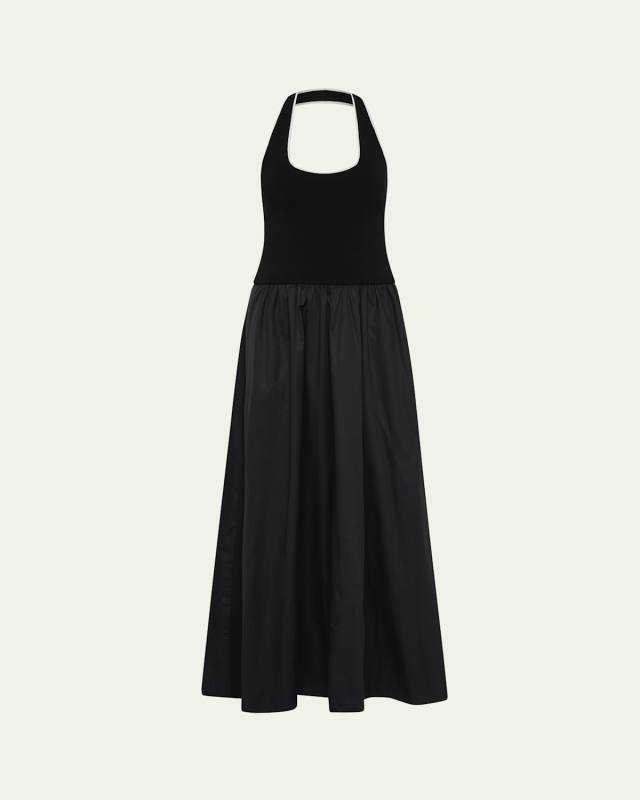 Combo Halter Dress